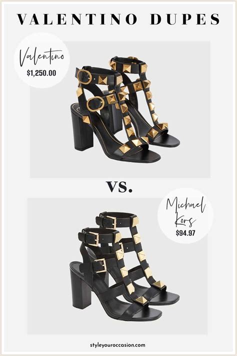 valentino dupe shoes|knockoff valentino studded shoes.